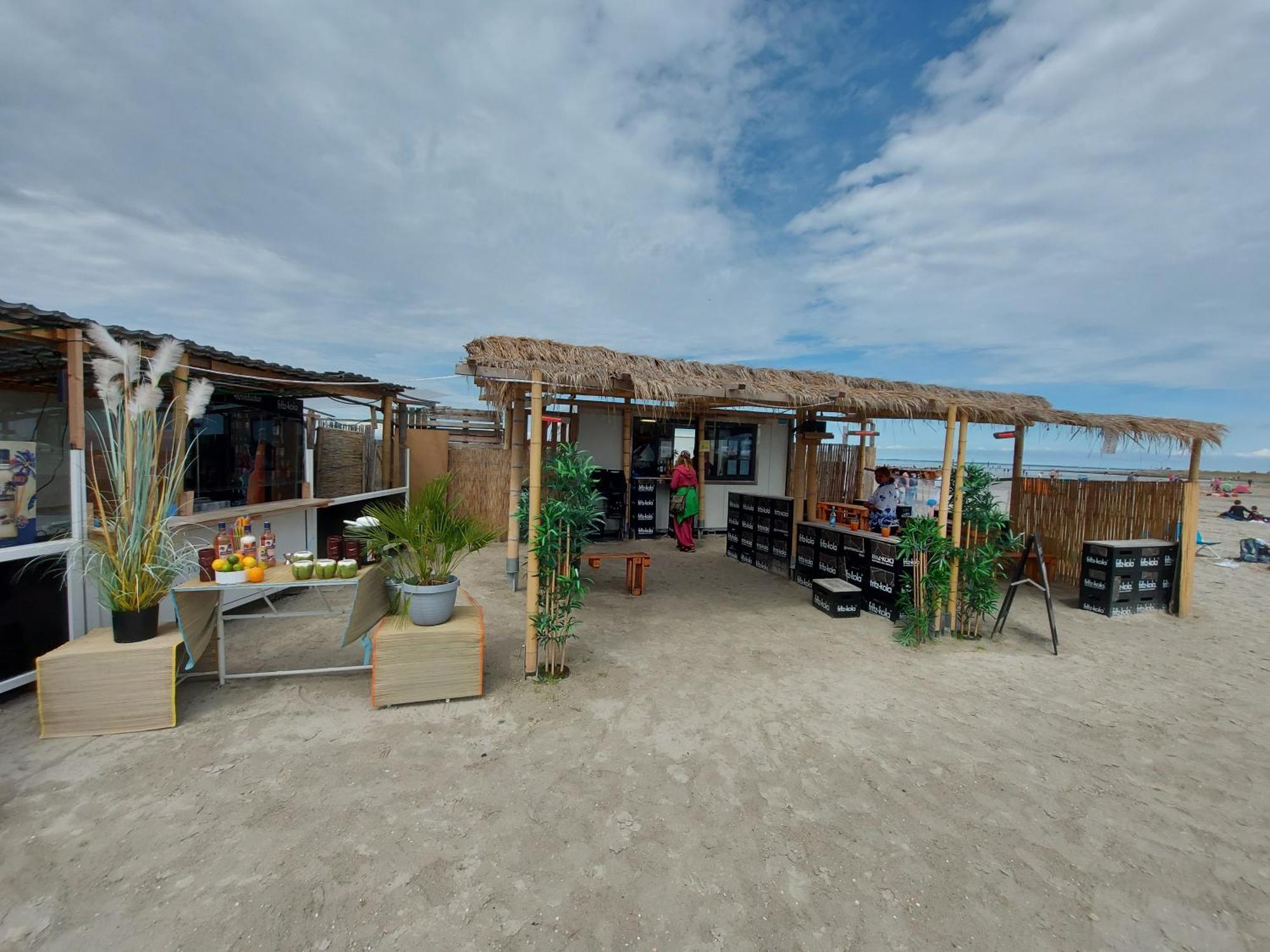 Haus Strandkorb Mit Fruehstuecksoption Бензерзил Екстериор снимка